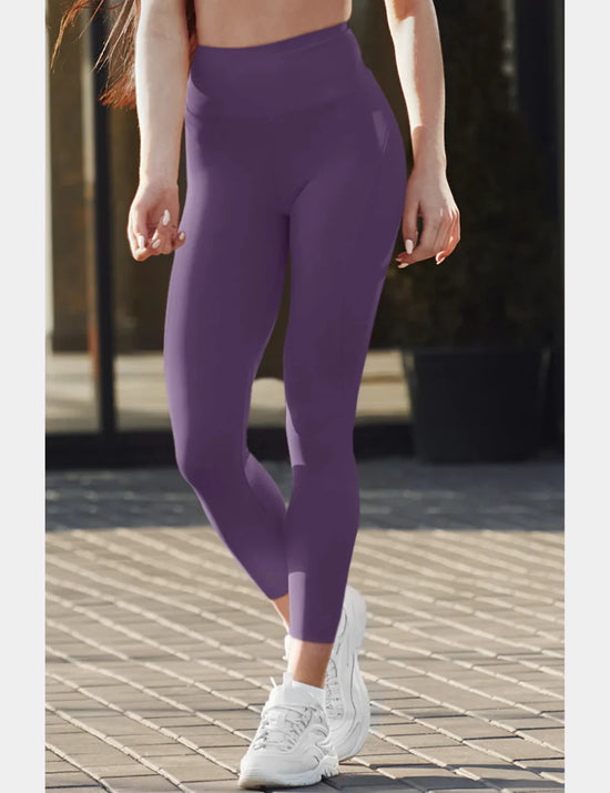 Plum Bliss Stretch Leggings