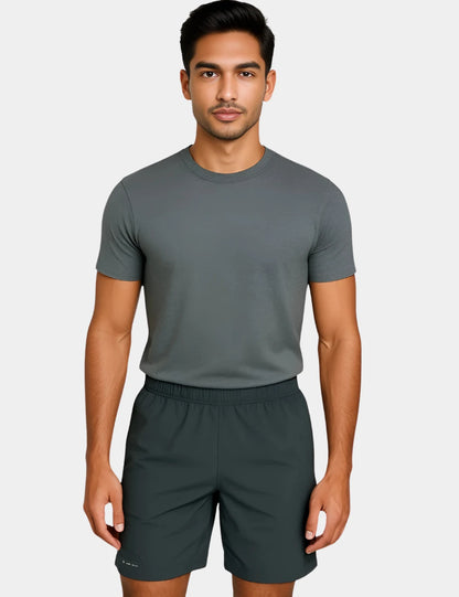 Midnight Ash Micro Knit Shorts