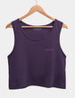 Violet Bliss Premium Crop Tank Top