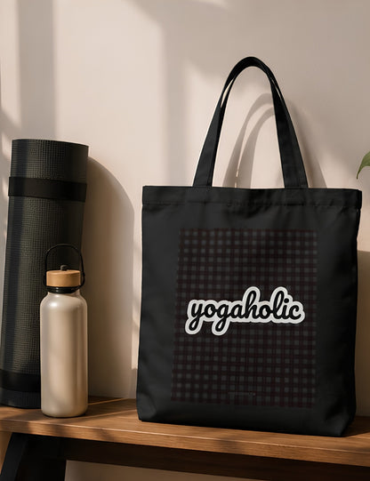 Yogaholic Tote - Black