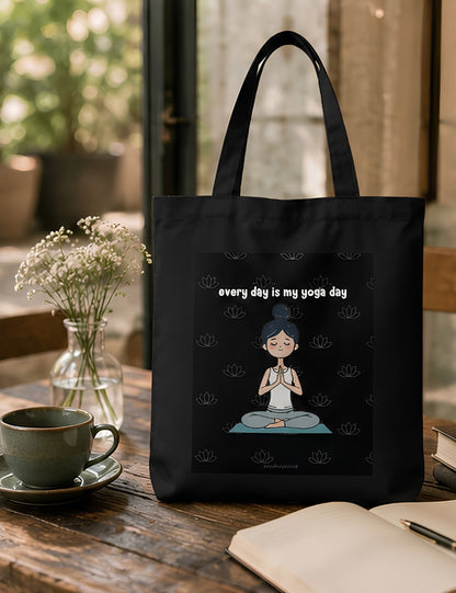 Everyday Yoga Day Tote - Black