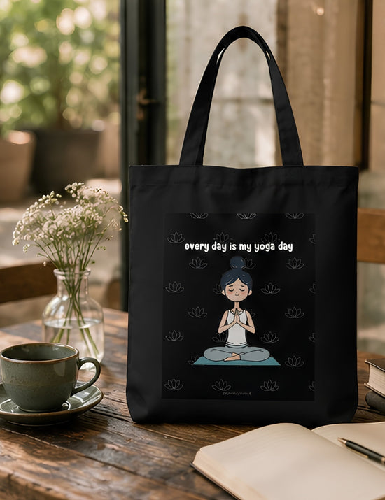 Everyday Yoga Day Tote - Black