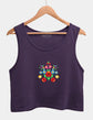 Multi Mushal Crop Tank Top