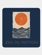 Zen In Motion Blue Coaster