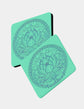 Lotus Medallion Mint Coaster