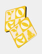 Yoga way Of Life Yellow Coaster