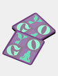 Yoga Way Of Life Purple Coaster