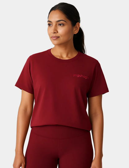 Burgundy Bliss Premium Tee